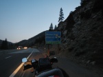 I-80 Westbound into California