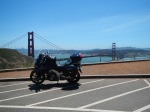 My V-Strom and the Golden Gate Bridge